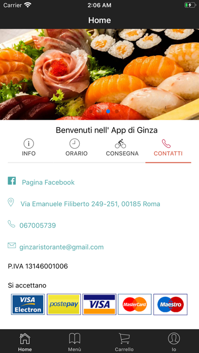 Ảnh chụp màn hình của Ginza Ristorante