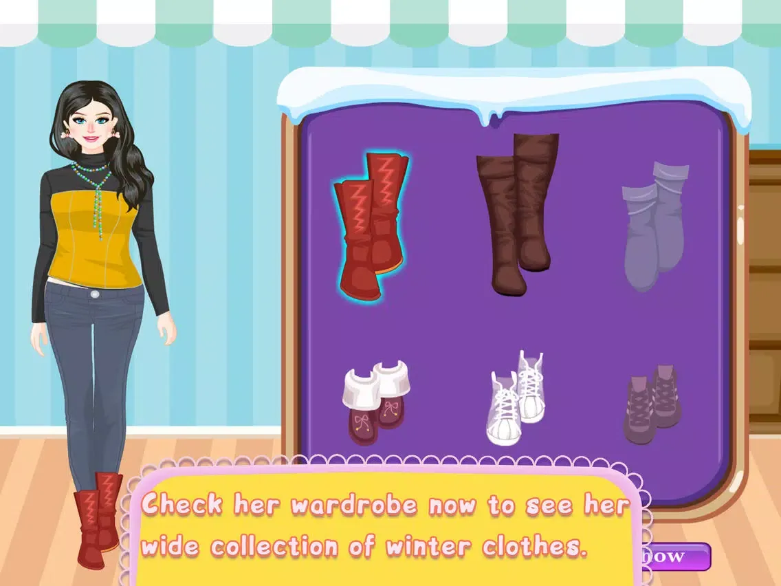 Tangkapan layar Winter Land Game iPad