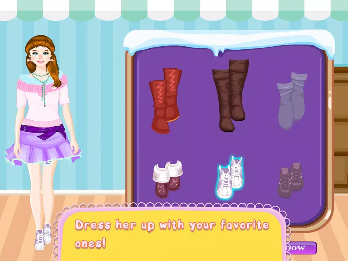 Tangkapan layar Winter Land Game iPad