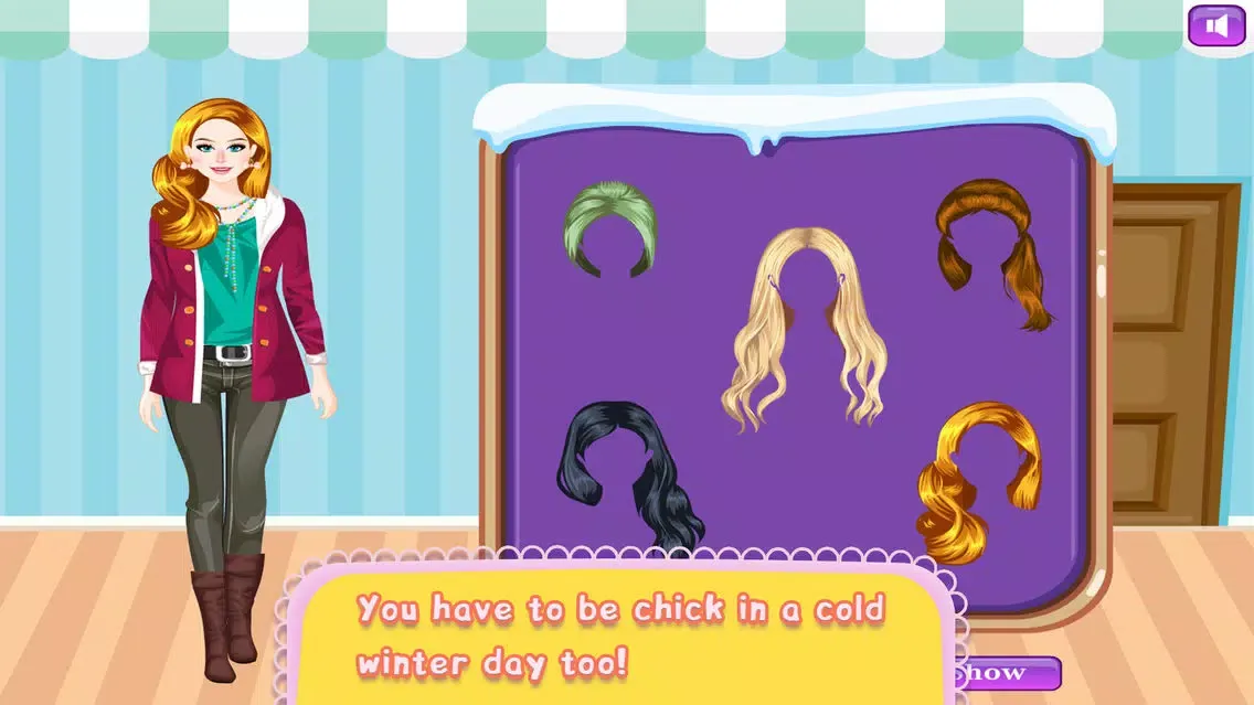 Tangkapan layar Winter Land Game