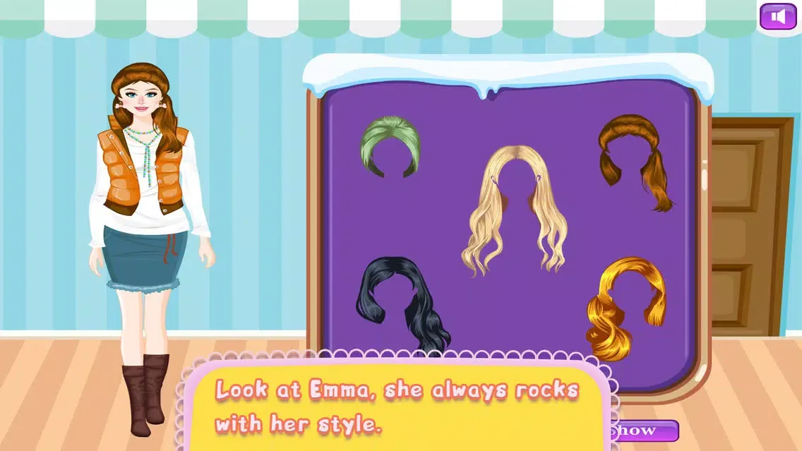 Tangkapan layar Winter Land Game