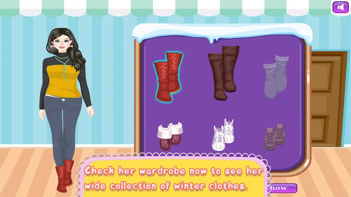 Tangkapan layar Winter Land Game