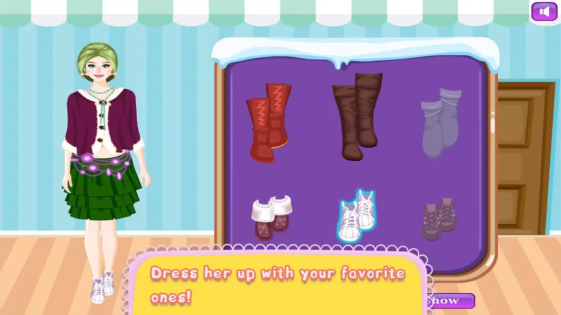 Tangkapan layar Winter Land Game