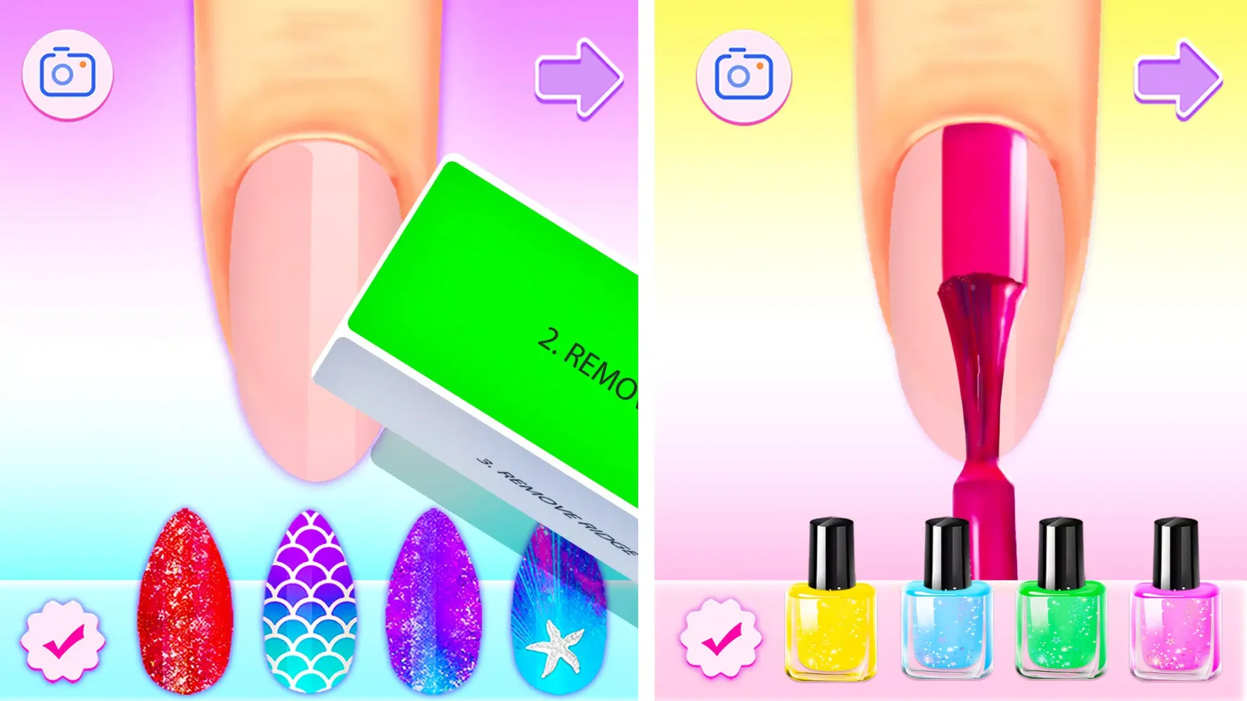 Screenshot di Nail Salon: Fun Makeup Games