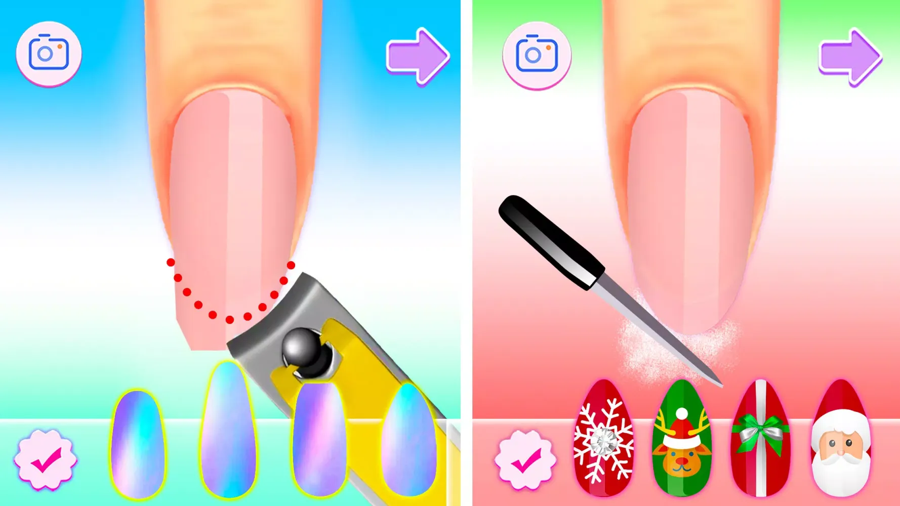 Screenshot di Nail Salon: Fun Makeup Games