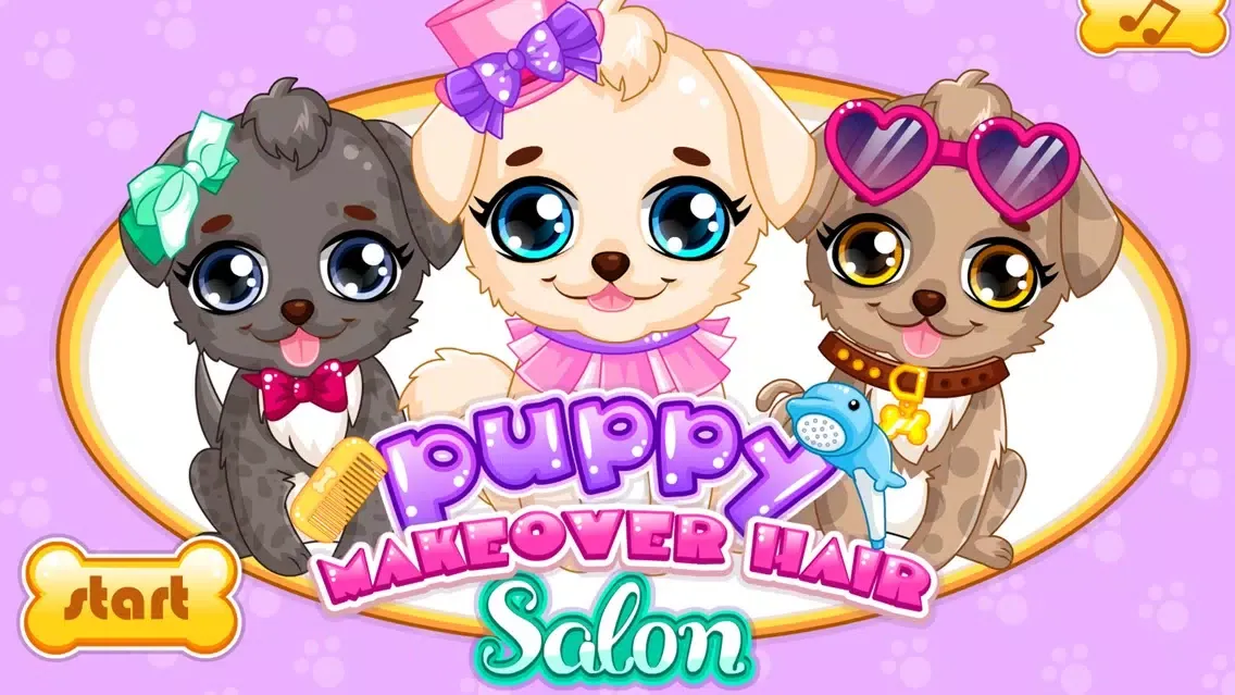 Makeover Games:Puppy Makeover Hair Salon Ekran Görüntüleri