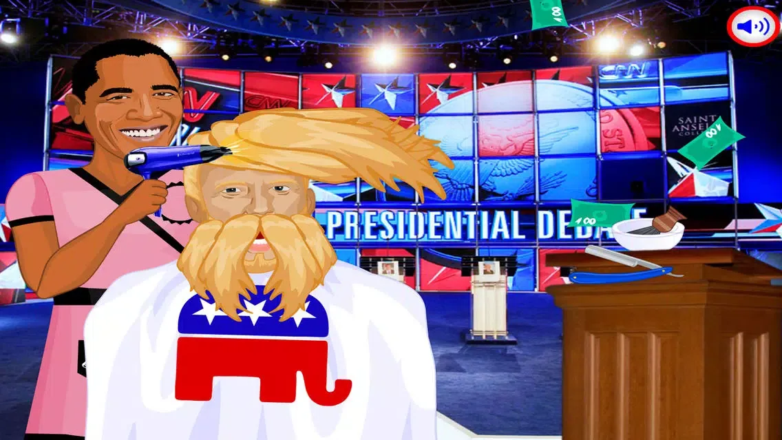 Ảnh chụp màn hình của Makeup Hair Games:Trump VS Clinton