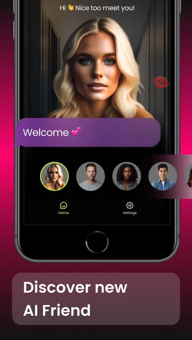Zrzuty ekranu AI Girlfriend Chat, Virtual GF
