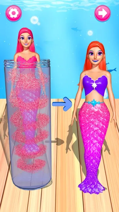 Screenshot di Color Reveal Mermaid Games