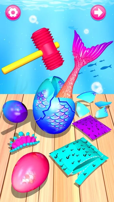 Screenshot di Color Reveal Mermaid Games