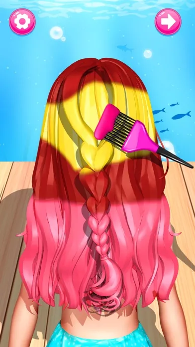 Screenshot di Color Reveal Mermaid Games