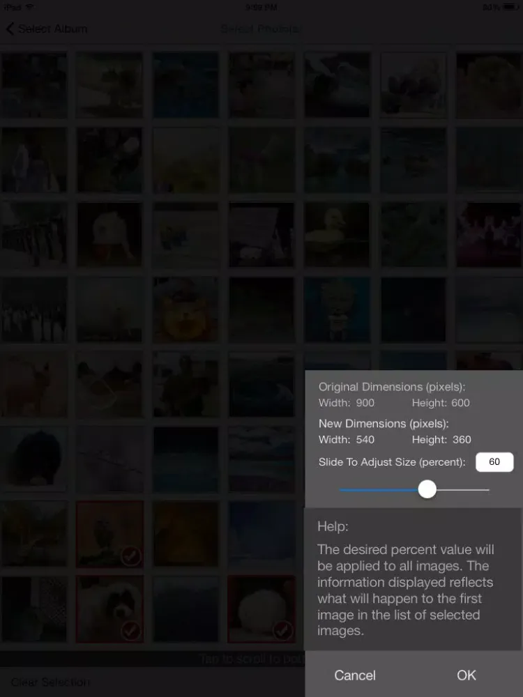 iResize iPad  Screenshots