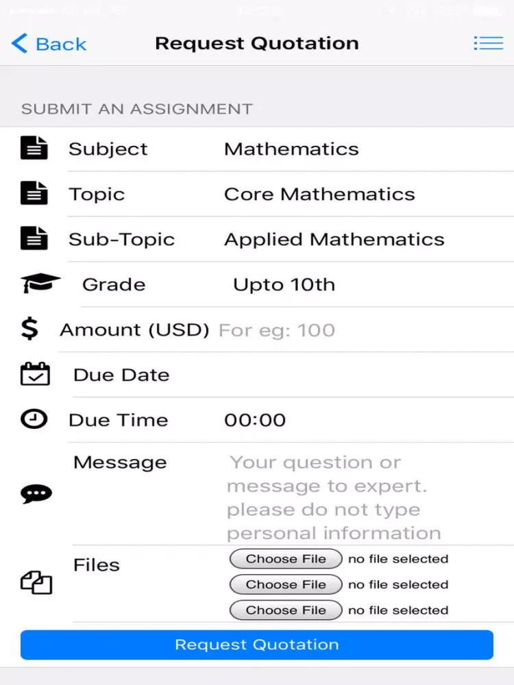 Captures d'écran de Management Tutors iPad 