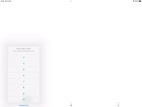 Hanoi Towers Speed iPad  স্ক্রিনশট