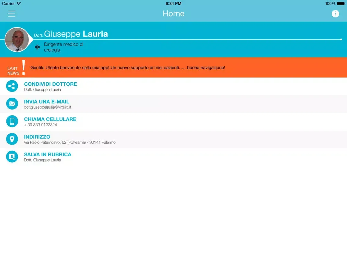 Dr Giuseppe Lauria • OB Doctor iPad  سکرین شاٹس