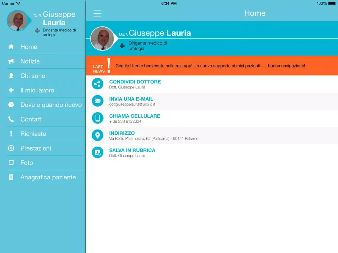 Dr Giuseppe Lauria • OB Doctor iPad  سکرین شاٹس