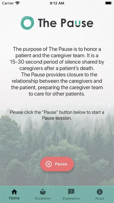 Tangkapan skrin The Pause App
