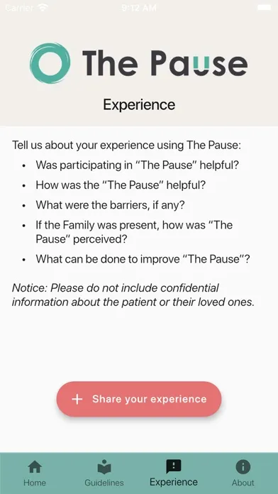 Tangkapan skrin The Pause App