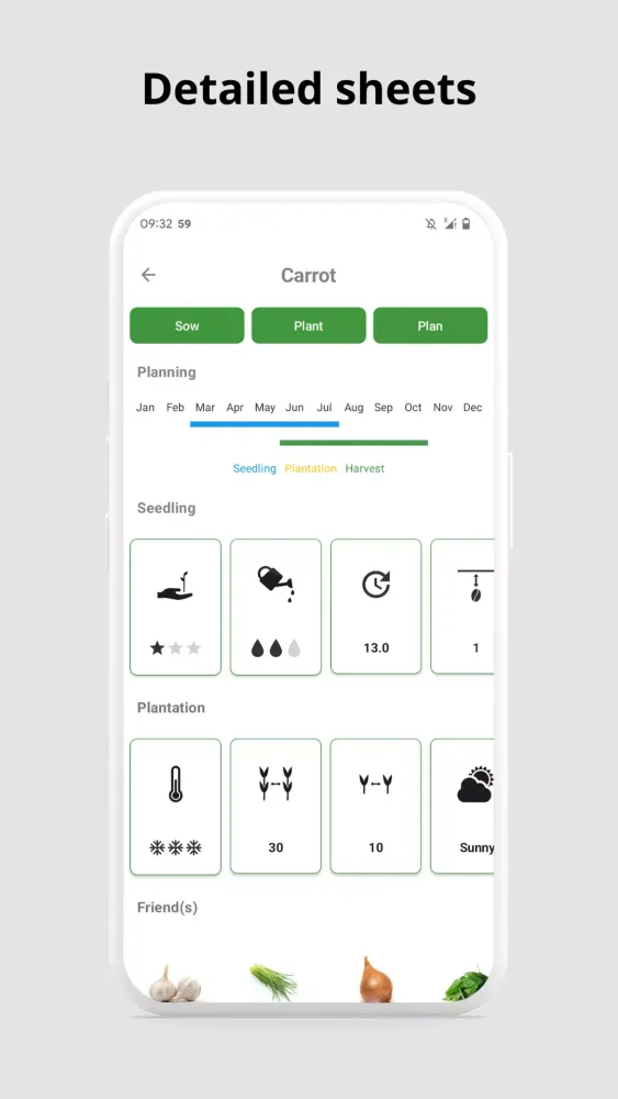 Zrzuty ekranu Garden organizer
