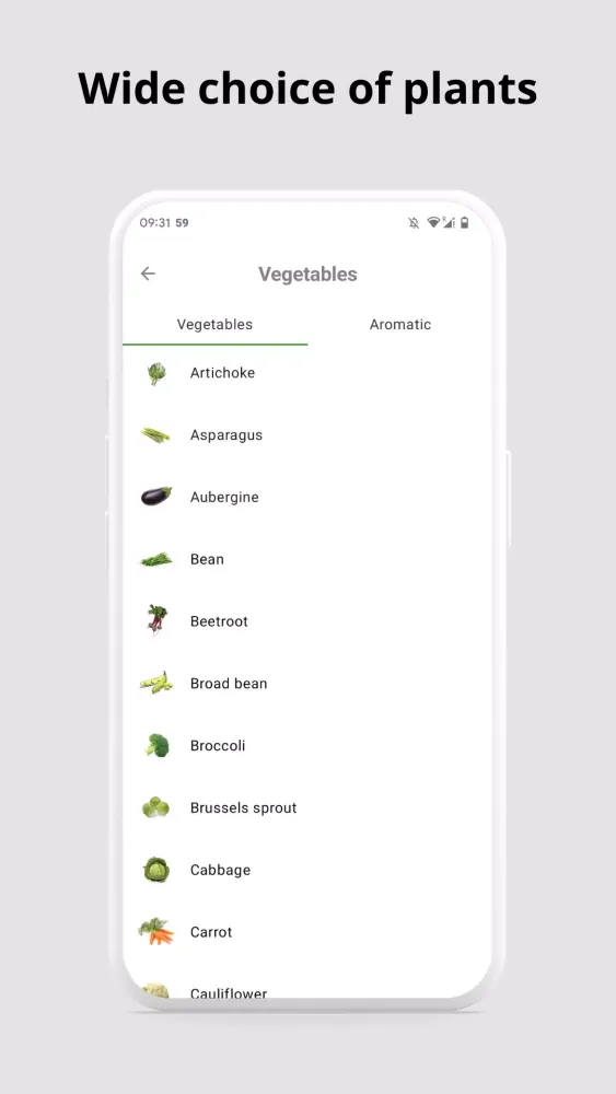 Zrzuty ekranu Garden organizer