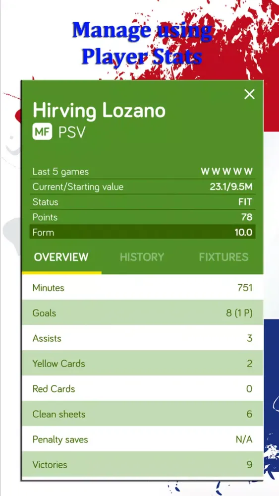 Capturas de tela do Eredivisie Fantasy Football