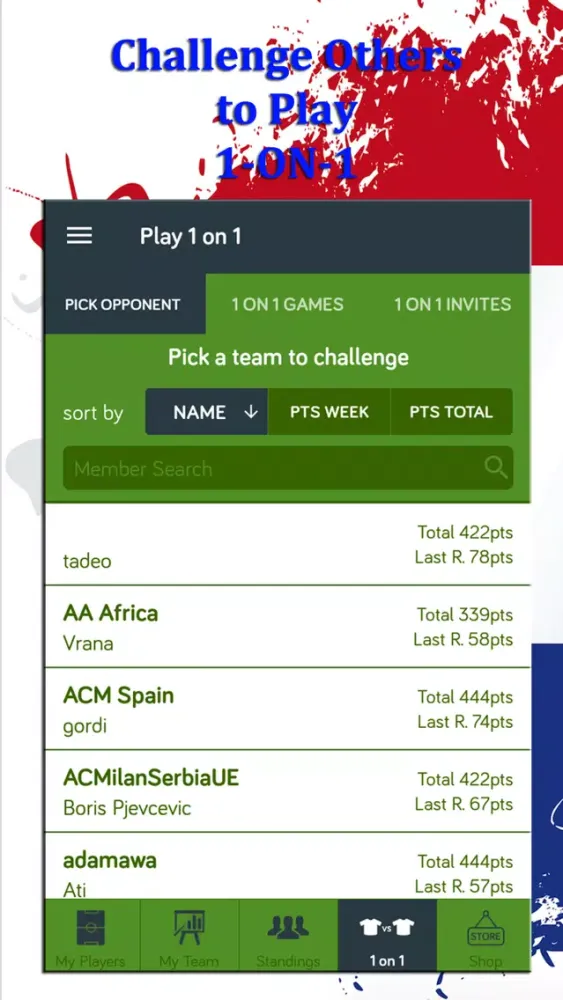 Capturas de tela do Eredivisie Fantasy Football