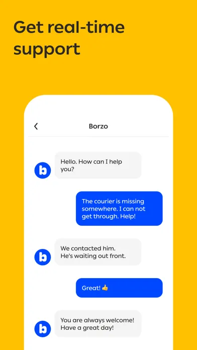 Borzo: Courier Delivery App Ekran Görüntüleri