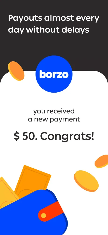 Capturas de tela do Borzo Delivery Partner Job