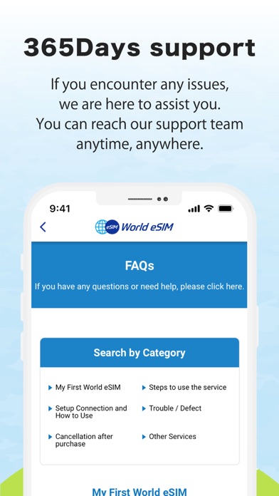 World-eSIM - Travel & Internet Screenshots