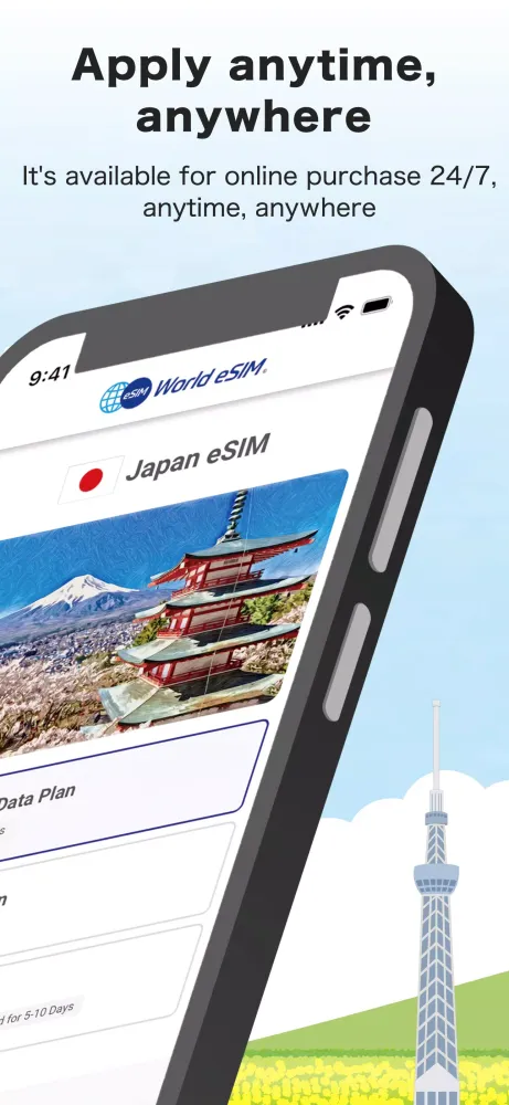 Screenshot di World-eSIM - Travel & Internet