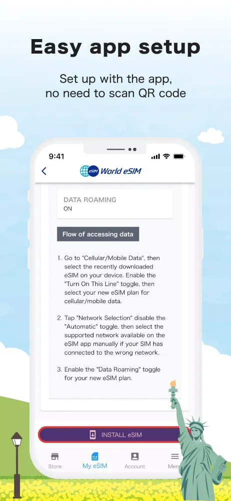 Screenshot di World-eSIM - Travel & Internet