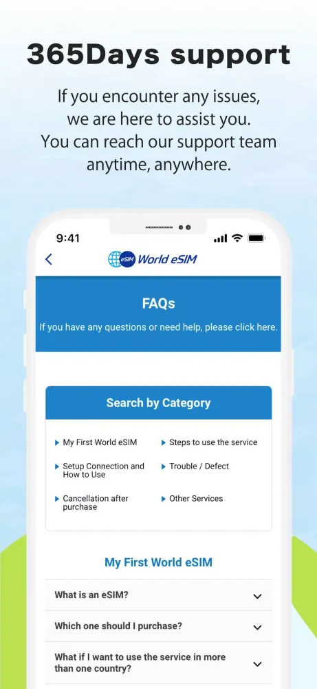 Screenshot di World-eSIM - Travel & Internet
