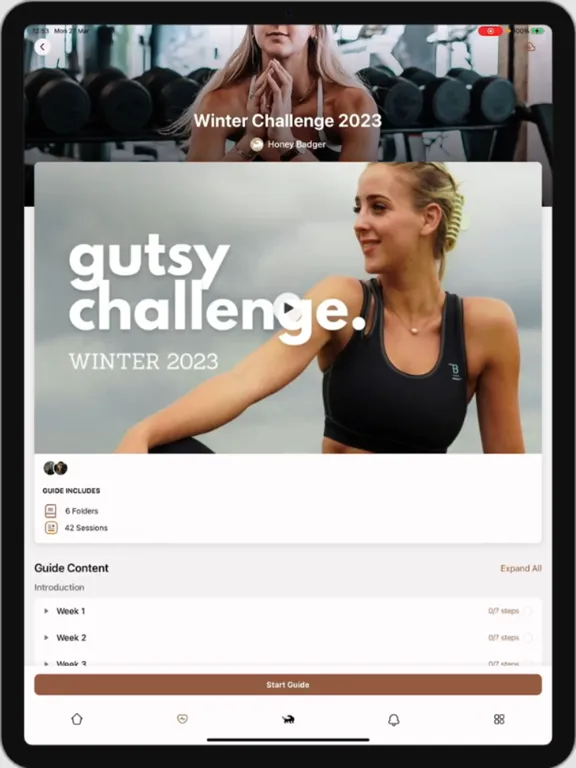 Capturas de pantalla de Gutsy iPad 
