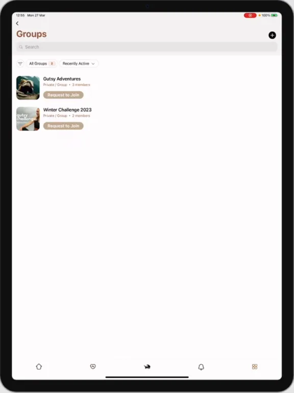 Capturas de pantalla de Gutsy iPad 