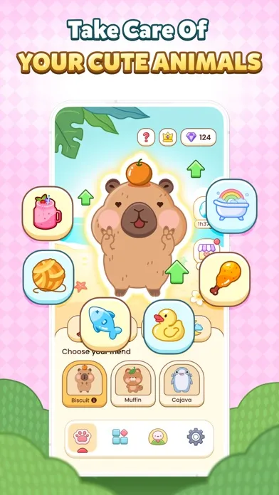 Zrzuty ekranu Care Pet Game - Screen Widget