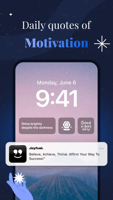 Capturas de tela do Daily Quote: Motivation Widget