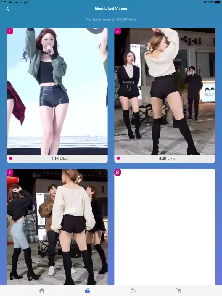 Capturas de tela do TIK+ : Likes Followers Tracker iPad 