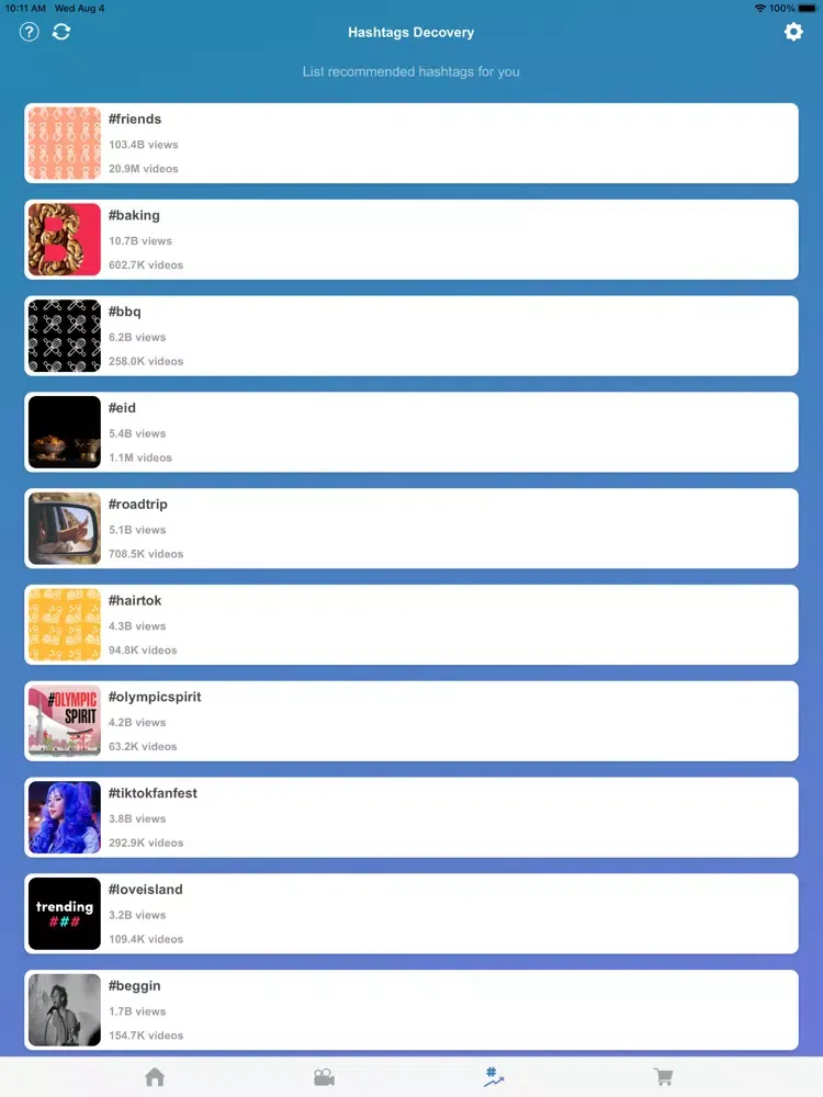 Capturas de tela do TIK+ : Likes Followers Tracker iPad 