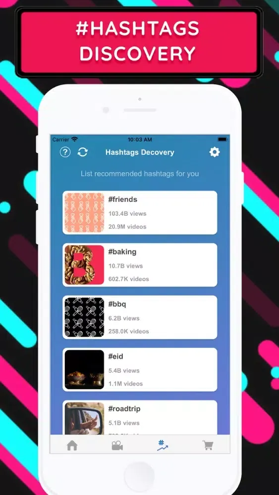 Capturas de tela do TIK+ : Likes Followers Tracker