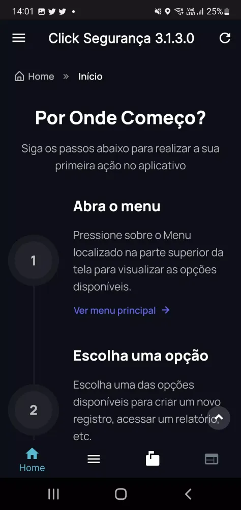 Click Segurança Screenshots
