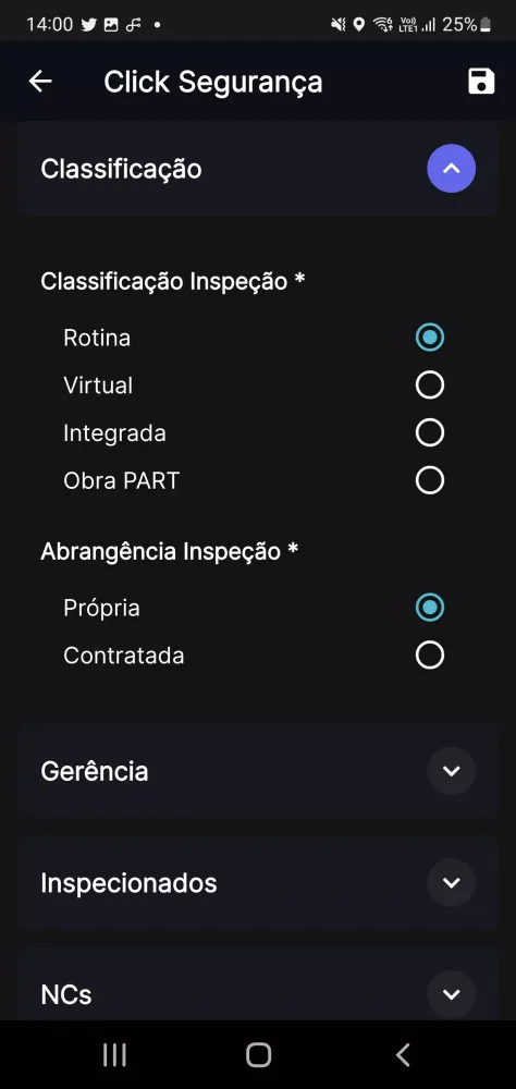 Click Segurança Screenshots