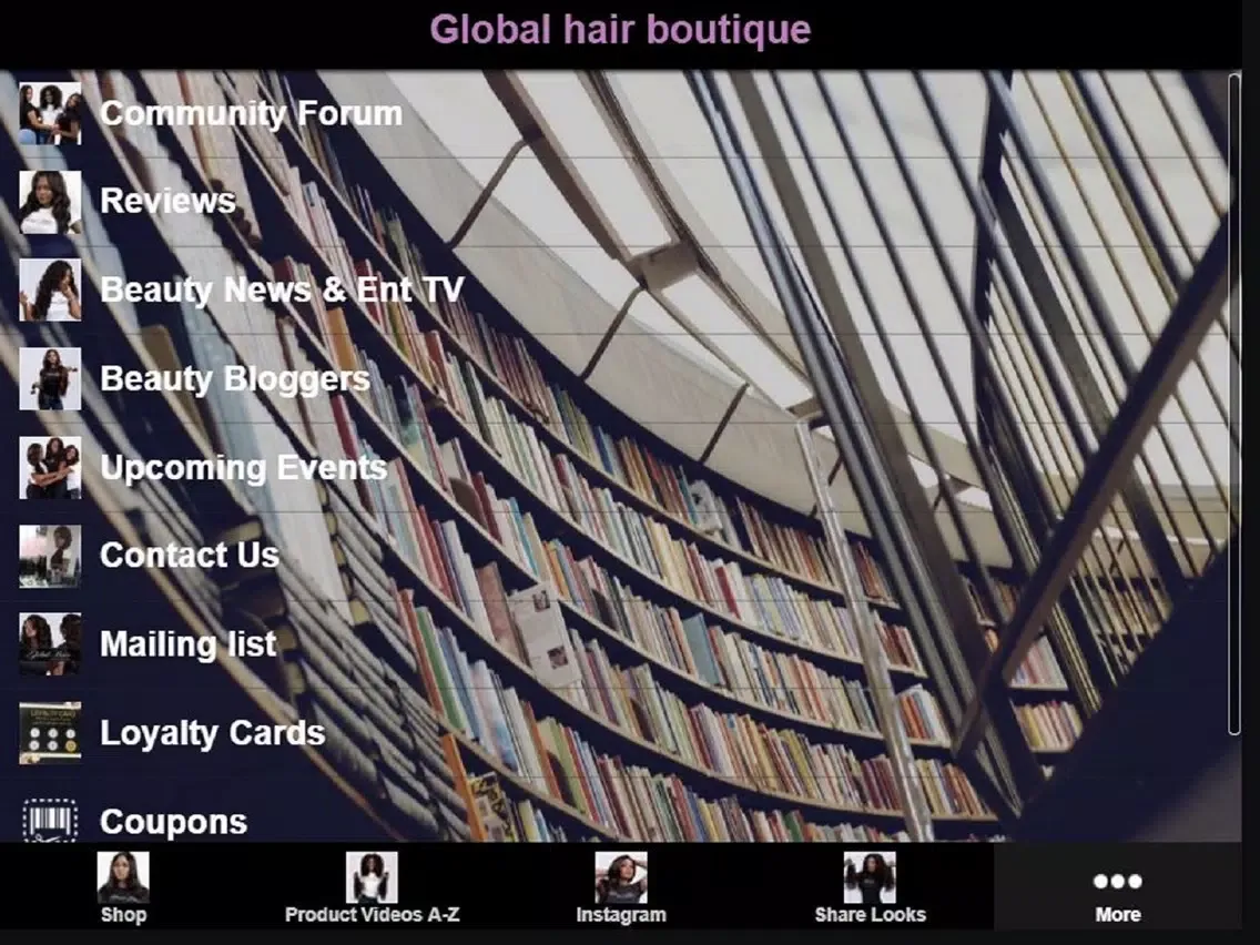 Global Hair Shop iPad 应用截图