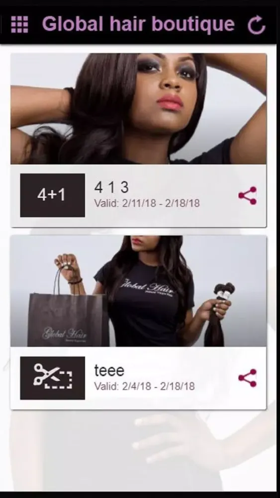 Global Hair Shop应用截图