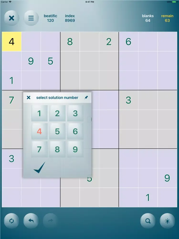 SudokUn iPad  سکرین شاٹس