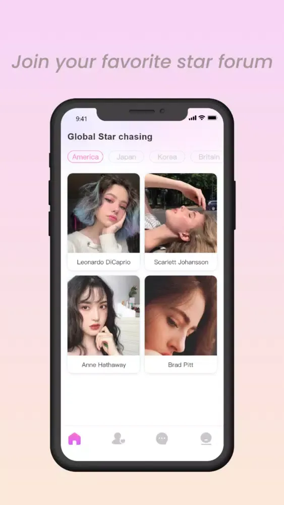 Capturas de pantalla de Global Star- Fans&Chat