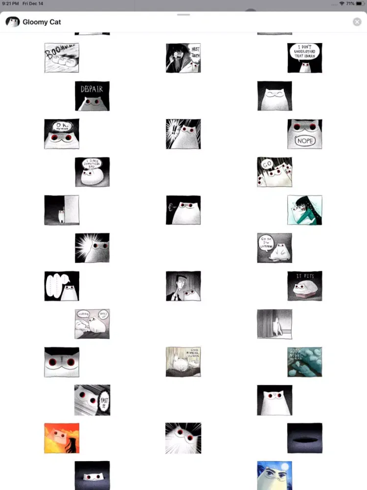 Screenshot di Gloomy Cat iPad 