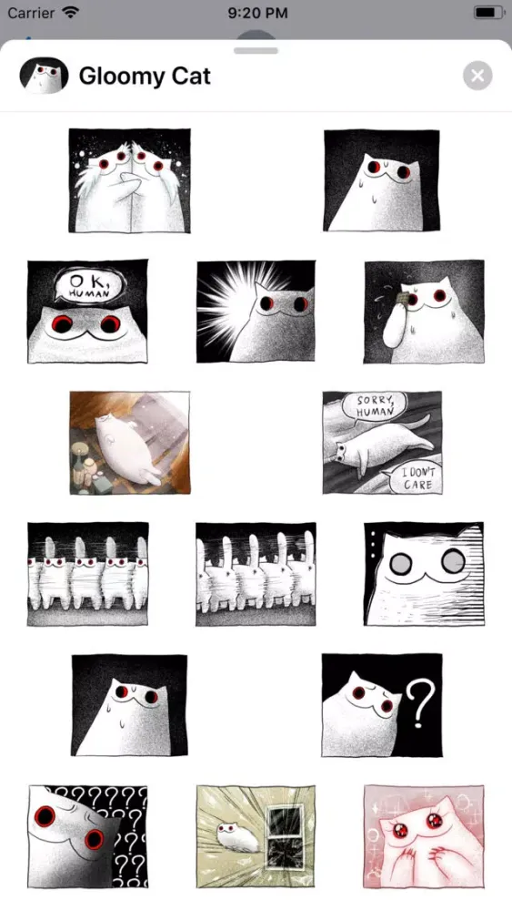Screenshot di Gloomy Cat
