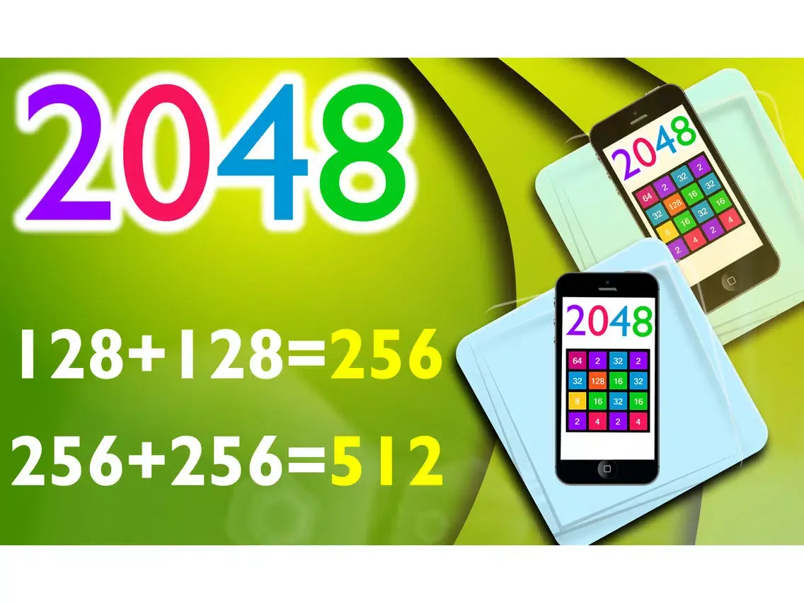 ภาพหน้าจอของ 2048 Glow iPad 