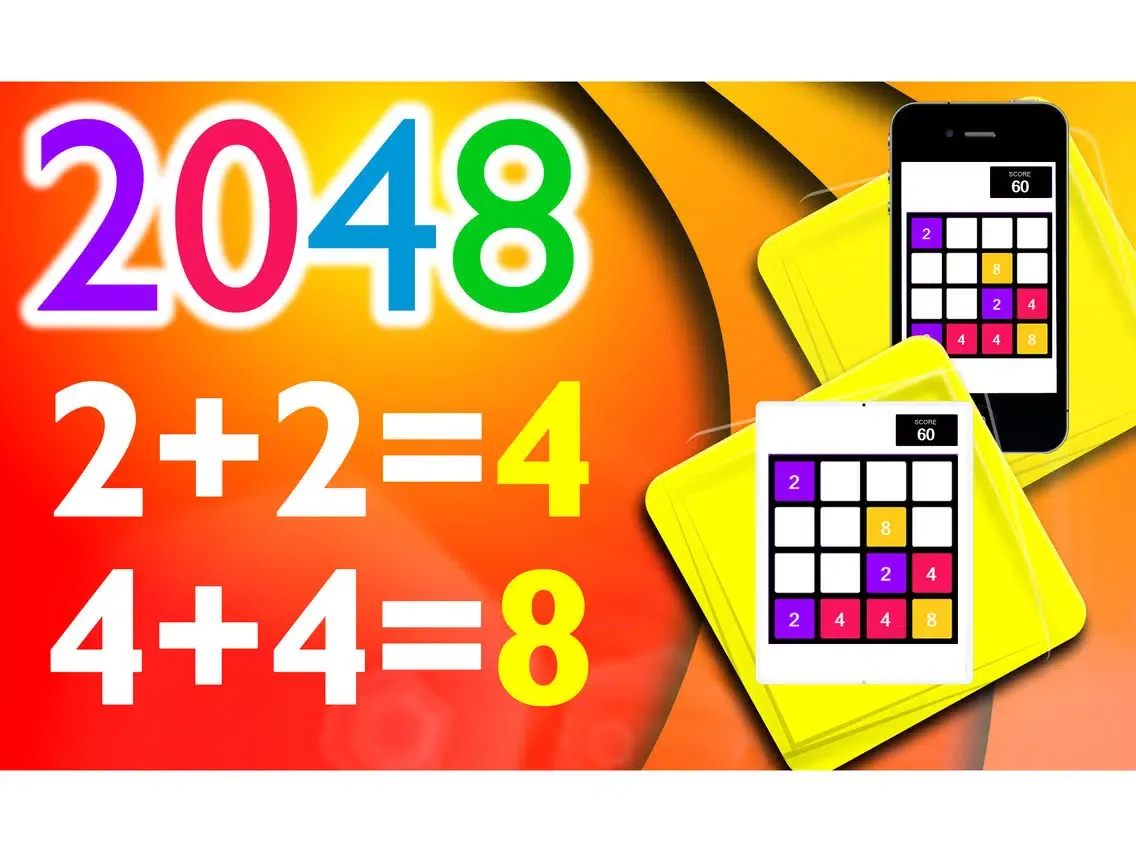 ภาพหน้าจอของ 2048 Glow iPad 