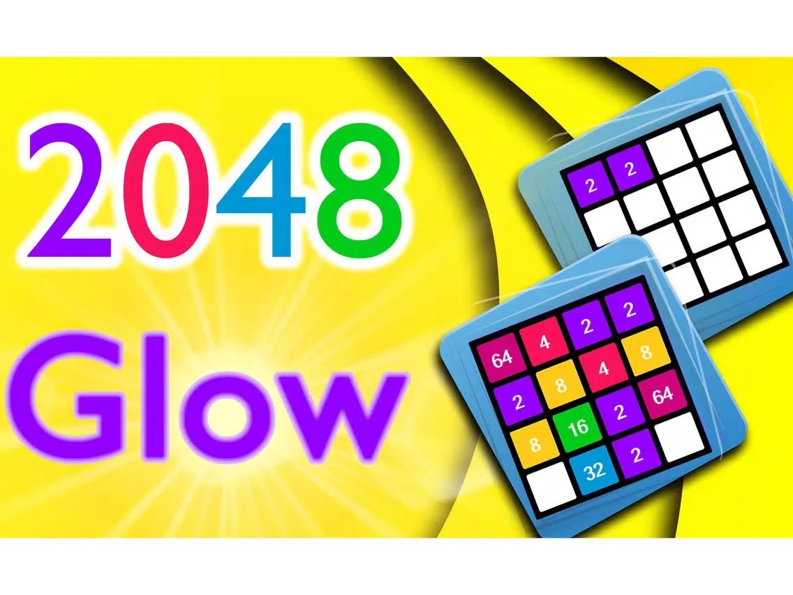 ภาพหน้าจอของ 2048 Glow iPad 